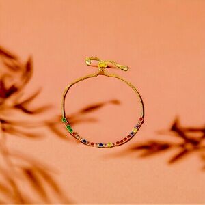 Des’on Women’s Isabella Multi Colored Gemstone Zircon Bracelet